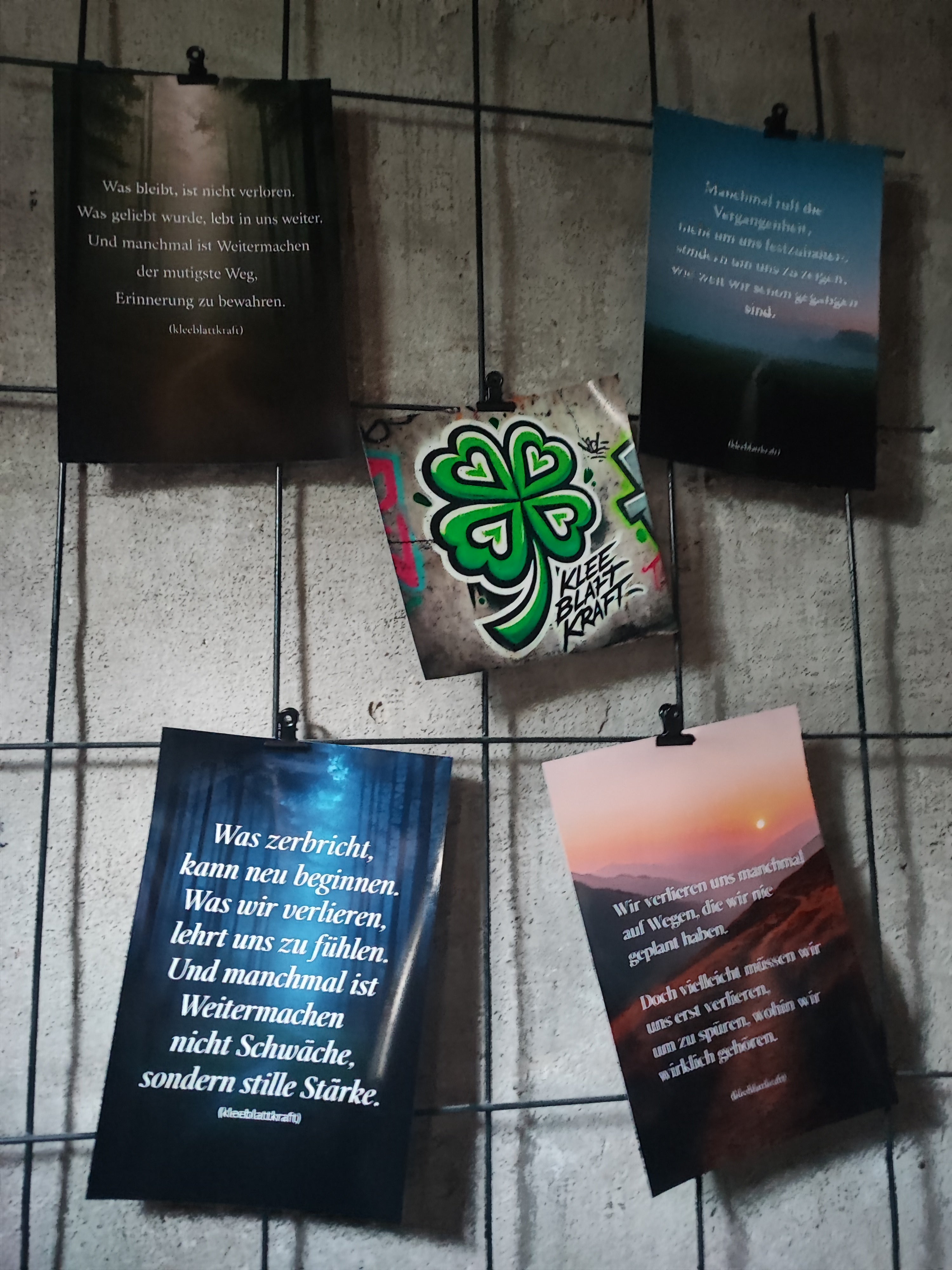 Wunsch „Kraftbild“ Kleeblattkraft