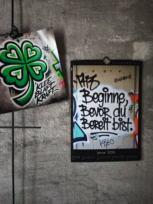 Kleeblatt Krafitti 🍀 Kalender 2026