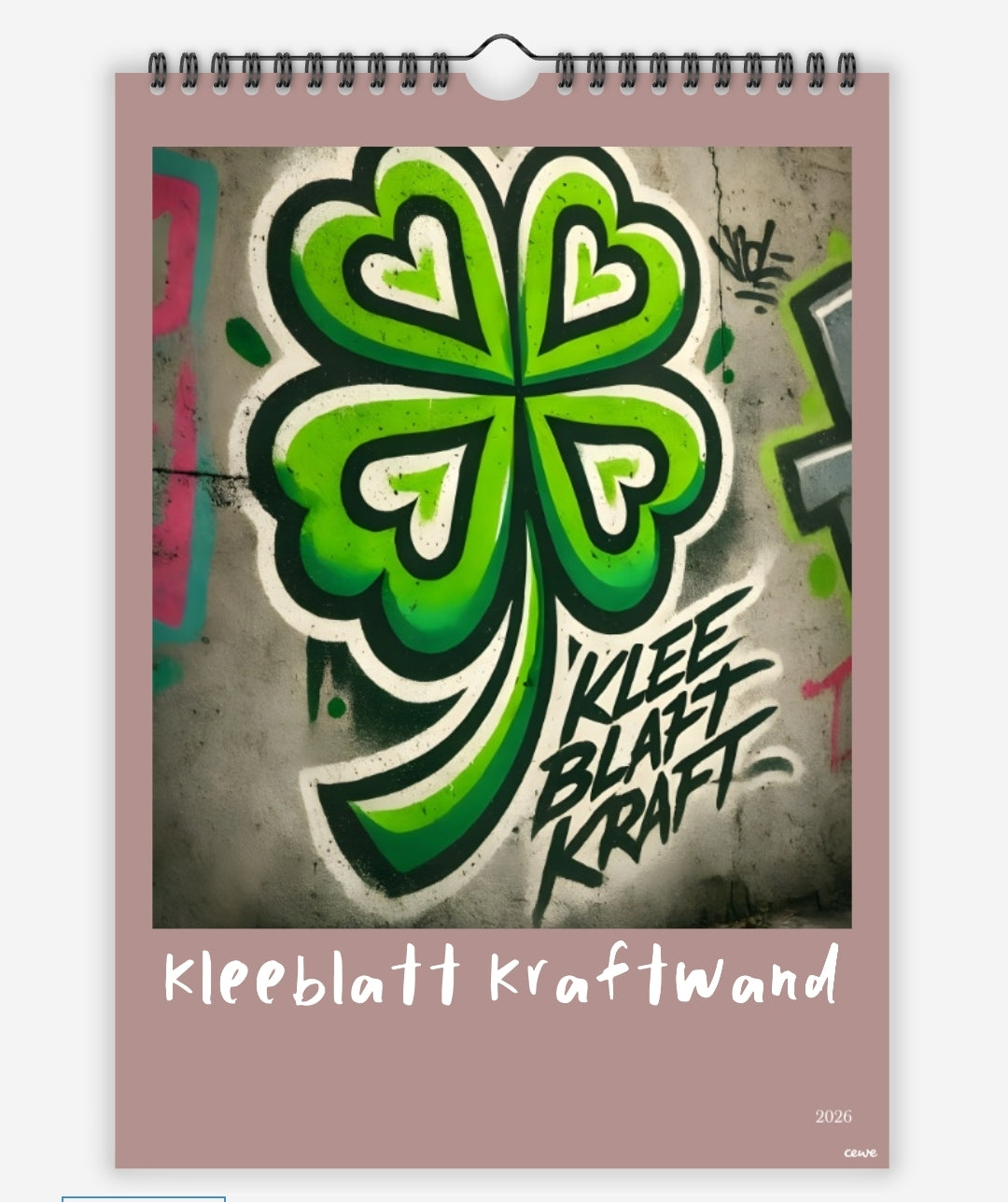 Kleeblatt Kraftwand 🍀 Kalender 2026